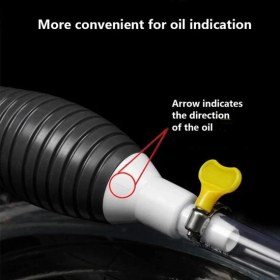 Resim Jimmy Fois 150 cm .manuel Yakıt Transfer Pompası - Gümüş 