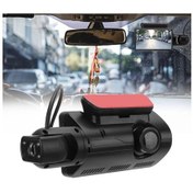 Resim Buffer® Araç Içi & Dışı Çift Lensli Wifi Kamera – 1080P Hd,gece Görüşlü, G-Sensörlü Dvr Dashcam 