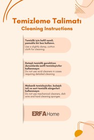 Resim ERFAHOME Siyah Çatal Bornozluk 