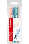 Resim Genel Markalar NeoShop pointMax - Keçe Uçlu Kalem - 4'lü Paket - Çeşitli Pastel Renkler 1121558 