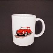 Resim Kırmızı Vosvos Baskılı Kupa - 9075266537028rx8 