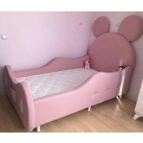 Resim Puf Bebe Montessori Serisi _yumuşacık Puf_çocuk_bebek_kulaklı Yatak 90x200 Ölçüde (YATAK DAHİLDİR) 