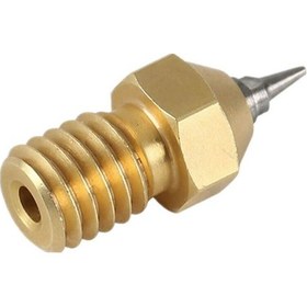Resim Koodmax 3d Yazıcı Nozzle M6 V5 V6 E3d Çelik Pirinç Mk8 Ekstrüder Memesi Baskı Kafası 0.5mm 1.75mm 