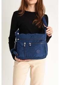 Resim Kadın Omuz Çantası Çok Cepli Hafif Yağmur Geçirmez Klinkır Kumaş 30 20 Cm Günlük Kullanıma Uygun 001 