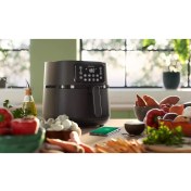 Resim Beyaz Xxl Hava Fritöz, Sağlıklı ve Hızlı Pişirme Teknolojisi 