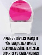 Resim Skygo Profesyonel Yüz Temizleme Masaj Aleti Su Geçirmez, Kablosuz Şarj Özellikli Kolay Temizlenebilir 