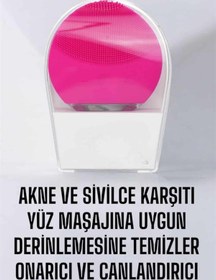 Resim Skygo Profesyonel Yüz Temizleme Masaj Aleti Su Geçirmez, Kablosuz Şarj Özellikli Kolay Temizlenebilir 