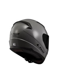 Resim Ls2 Rapid 2 Siyah+Şeffaf Cam Kapalı Motosiklet Kaskı Nardo Gri 