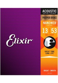 Resim Elixir 013-053 Fosfor Bronz Akustik Gitar Teli 16182 