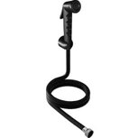 Resim Taharetmatik Siyah Şattaf Taharet Wc Musluk Seti 120 cm 