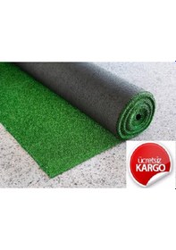 Resim Çim Halı - En 2 Metre - Boy 6 Metre Çimhalı Paspas Suni Yapay Bah 