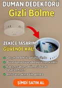 Resim Bofen Duman dedektörü görünümlü Gizli bölmeli para altın saklama kasası 