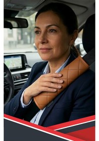 Resim Renault Laguna Uyumlu Emniyet Kemer Pedi Taba Deri Taba Dikişli 