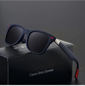 Resim Chuangyinshop Siyah Retro Kare Gözlük - Dayanıklı Abs Çerçeve, Yansıma Önleyici Lens Açık Füme 