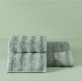 Resim Taç Butik Patagonya Pamuk Banyo Havlusu Küf Yeşili 70x140 000000001500223889 Yeşil 