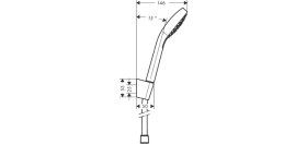 Resim Hansgrohe Croma Select E Duş Askı Seti Vario Krom 26425400 