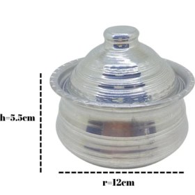Resim Şehzade Mutfak 10 Parça El Yapımı Alüminyum Set – Bardak, Sürahi, Şekerlik, Çerezlik, Tepsi 