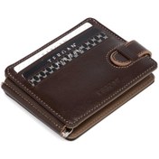 Resim Kahve Deri Unisex Kredi Kartlık - S1KK00001637-A8K 