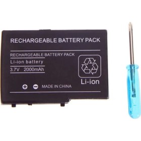 Resim Zljnx 2000 Mah 3.7 V Şarj Edilebilir Lityum Iyon Pil Araç Paketi Kiti Nintendo Dsl Nds Lite Için Uyumlu (Yurt Dışından) 