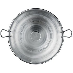 Resim Pratikoutdoor Paslanmaz 430 Çelikten Sac Tava Kavurma Sacı ve Taşıma Çantası 