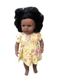 Resim Türkçe Konuşan Afro Oyuncak Bebek 60 CM 