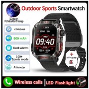 Resim Cloud011 Chibear Akıllı Saat 600mah Pil, 100+ Spor Modu, Mesaj Bildirimleri, Siyah Kordon 