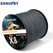 Resim Jeshupye Süper Güçlü PE Balıkçılık Hattı - 300m/500m, 8-Strand Örgülü, Yüksek Mukavemetli, Aşınmaya Dayanıklı, Tatlı ve Tuzlu Su Balıkçılığı için Pürüzsüz Döküm, Balıkçılık Hattı 