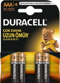 Resim Duracell LR03/MN2400 AAA İnce Kalem Pil 4 x 10'lu 