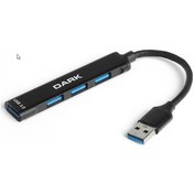 Resim Dark Connect Master X4 Dk Ac Usb310 4Port Usb 3.0 Siyah Usb Çokl 