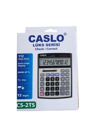 Resim Caslo CS-2TS Lüks Seri Masaüstü 12 Hane Hesap Makinesi 
