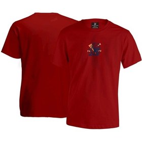 Resim Angry Bear Unisex T-shirt - Kırmızı 