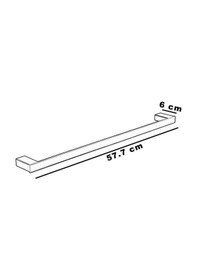 Resim Fontana Uzun Havluluk Mat Siyah Fj-10505 Mat Siyah 