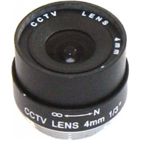 Resim 3Mk-Fl4 4Mm Cctv Sabit Iris Güvenlik Kamerası Lensi 