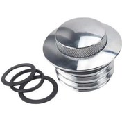 Resim Novahub Yakıt Vidalı Uygun Tek Krom Kapakları Için Harley Gaz Deposu Açılır 1982-2019 Gn 