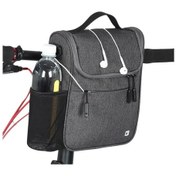 Resim Sones Rhinowalk Bisiklet Ön Çanta Büyük Kapasiteli Çok Fonksiyonlu Saplı Çanta Katlanır Bisiklet Elektrikli Bisiklet Çantası Koyu Gri 