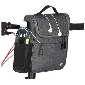 Resim Sones Rhinowalk Bisiklet Ön Çanta Büyük Kapasiteli Çok Fonksiyonlu Saplı Çanta Katlanır Bisiklet Elektrikli Bisiklet Çantası Koyu Gri 