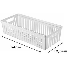 Resim 5 Adet Çekmece İçi Bıçaklık & Kaşıklık Organizer Beyaz 