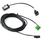 Resim Araç Bluetooth Telefon Ses Kablosu + Volkswagen Rns510 Mıb682 / 200/877/866 İçin Mıc 