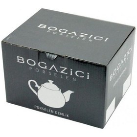 Resim Boğaziçi Porselen Beyaz Demlik Caydanlik Beyaz 