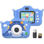 Resim Youtek Çocuklar İçin X12s Çift Lensli 48mp 1080p Dijital Fotoğraf Makinesi - Oyun, Müzik Ve 32gb Hafıza Kartı Dahil 