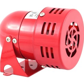 Resim Mesan Mini Motor Siren Metal 40W MS 190 Kırmızı 220VAC 