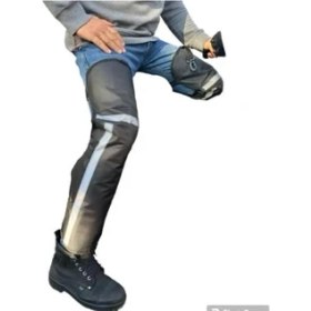 Resim Bike Sky Bacak Rüzgar Koruma Kolay Giyimli Dizlik ( Telefon Kol Tutucu Hediyeli ) 