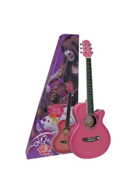 Resim Valencia Gra1Kcpk Akustik Gitar Set Pembe 