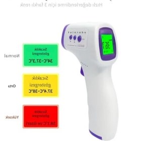 Resim Cekar Store Dijital Temassız Ateş Ölçer - Tabanca Model, Hafızalı, Pilli Termometre - Alın ve Vücut Ölçümü | Bebek, Çocuk, Kedi, Köpek, Nesne ve Yiyecek Ölçümü 