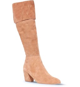 Resim Bueno Shoes Taba Süet Kadın Topuklu Çizme 01wr5108 