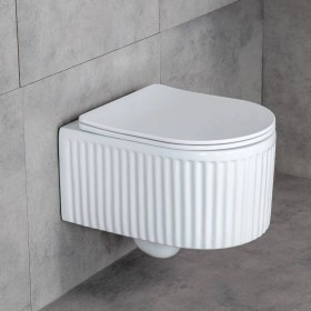 Resim Lena - Asma Klozet Parlak Beyaz Kapak Dahil Outlet - ET-W1000MB- 