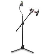 Resim Pazly Profesyonel Şok Emici Mikrofon Sehpası - Podcast & Kayıt Standı 