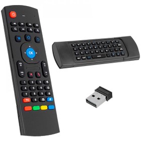 Resim AKILLI KUMANDA WIRELESS KLAVYELİ ANDROID TV/PC/TV BOX/TELEFON/PRO 