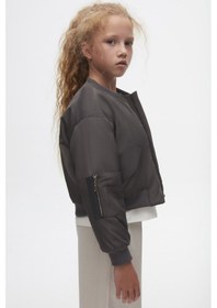 Resim Nk Kids Kız Çocuk Mont 37821 Antrasit 