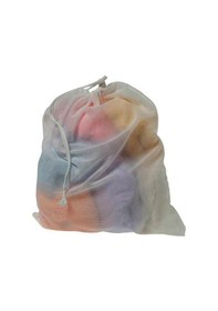 Resim Yatılı Okul Hastaneler İçin Kirli Çamaşır Örtü Yıkama Filesi Beyaz 